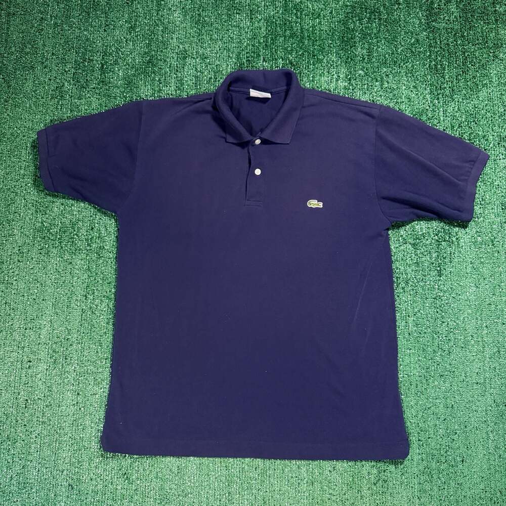 Vintage Lacoste L.12.12 Polo Shirt Made in France Large